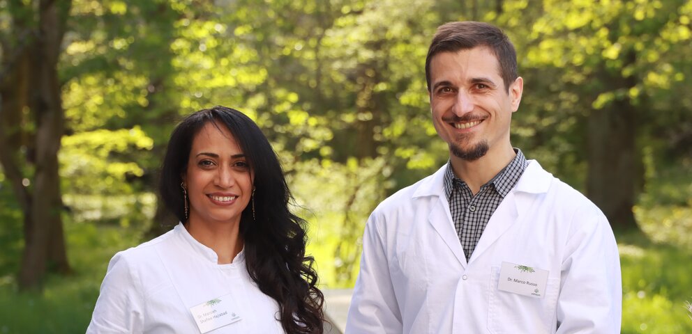 Dr. Marzieh Shafiee-Hajiabad und Dr. Marco Russo