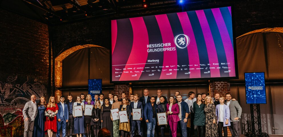 Hessischer Gründerpreis 2024 - Preisverleihung im Lokschuppen Marburg